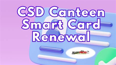 csd smart card status|csd card renewal online.